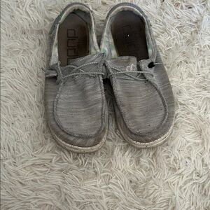 Hey Dude Men’s Gray Slip-On Loafers